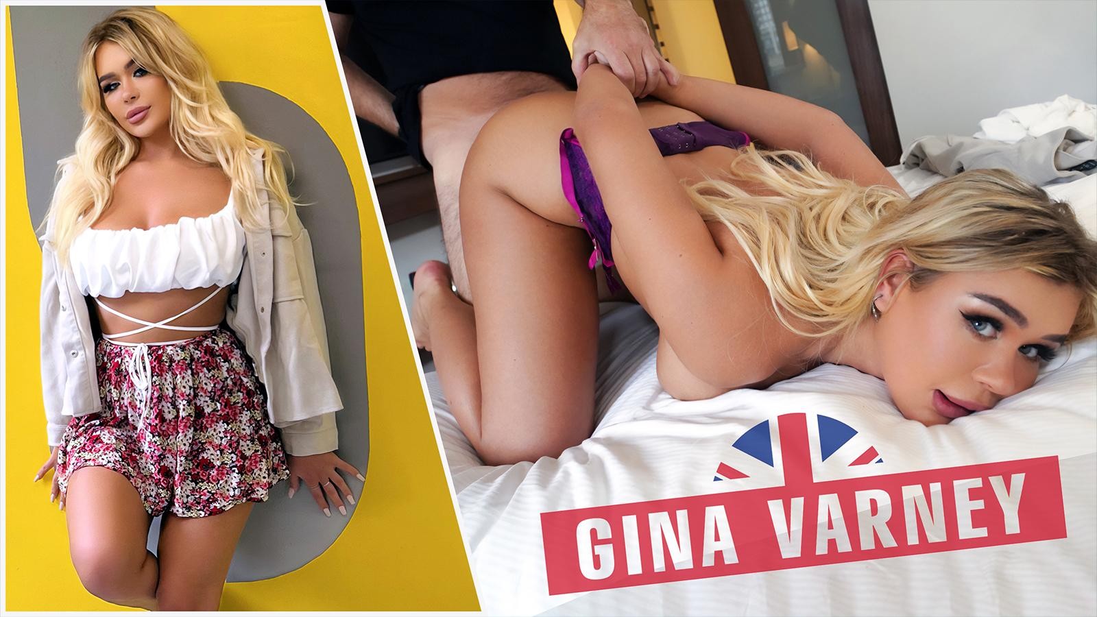 Gina is on her way to meet her new sugar daddy John. She’s tired of old farts who are not up to her standards. The sexy blonde loves a good shopping spree once in a while, but what she really needs is a good daddy that can fuck her right. 
Gina is happily surprised when she easily hits it off with John. The man is the real deal, a guy who can pay for anything she wants and asks little in return. After buying some sexy lingerie, Gina goes to John’s room and shows her new sugar daddy how grateful she is.